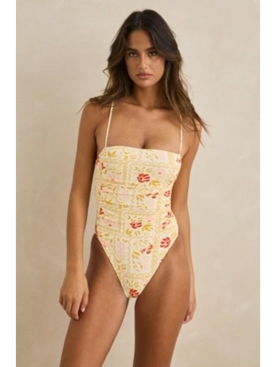 RHYTHM Wildflower Scrunched Side One Piece