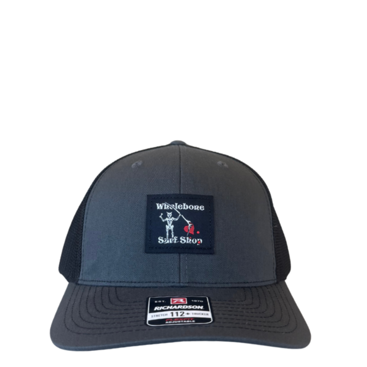 WHALEBONE LOGO BLACKBEARD PATCH RICHARDSON 112 TRUCKER HAT