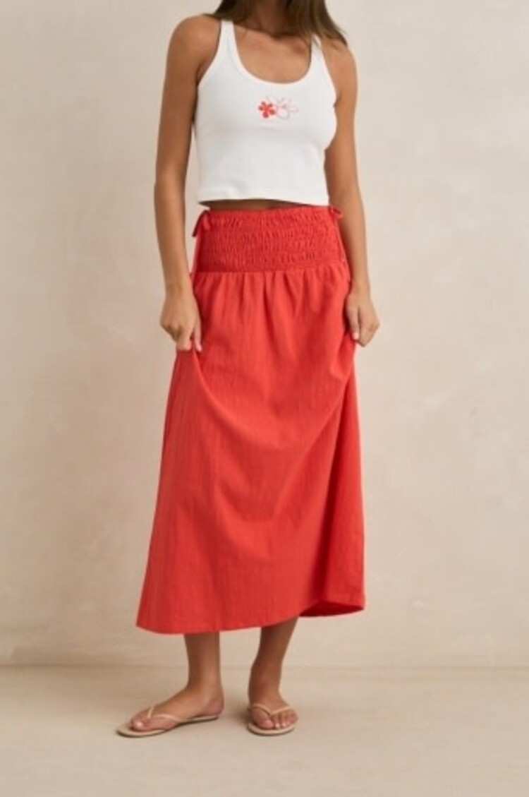 RHYTHM ALANA TIE SIDE MAXI SKIRT