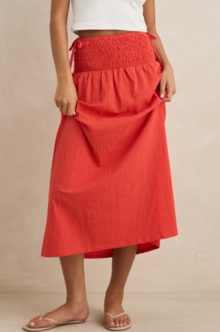 RHYTHM ALANA TIE SIDE MAXI SKIRT