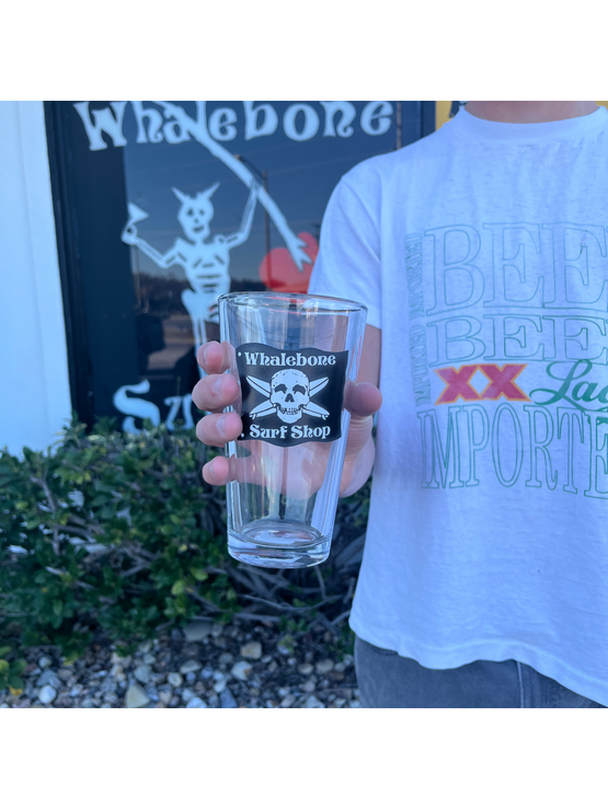 WHALEBONE LOGO Whalebone Flag Pint Glass