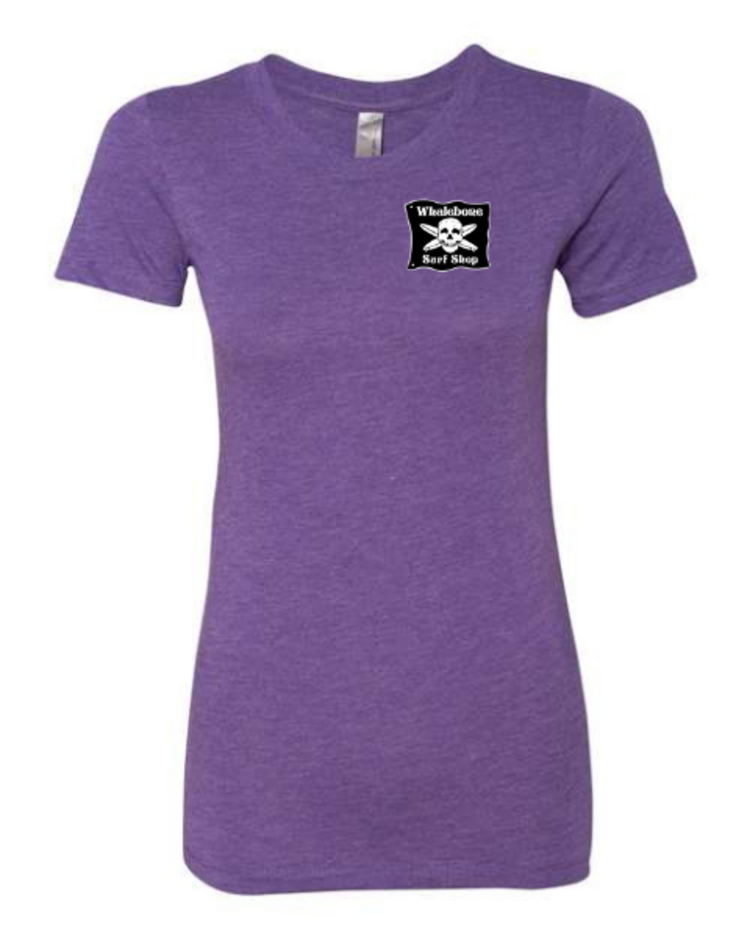 WHALEBONE LOGO WOMEN'S  CANDY SKULL TRIBLEND TEE