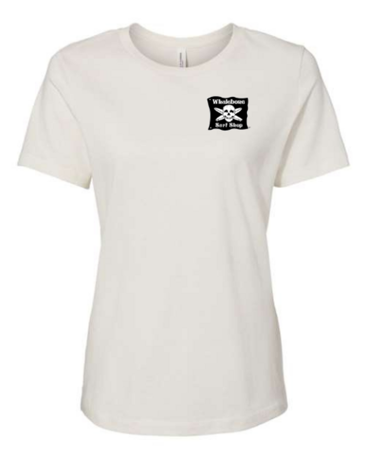 WHALEBONE LOGO WOMEN'S  CANDY SKULL RELAXED FIT TEE