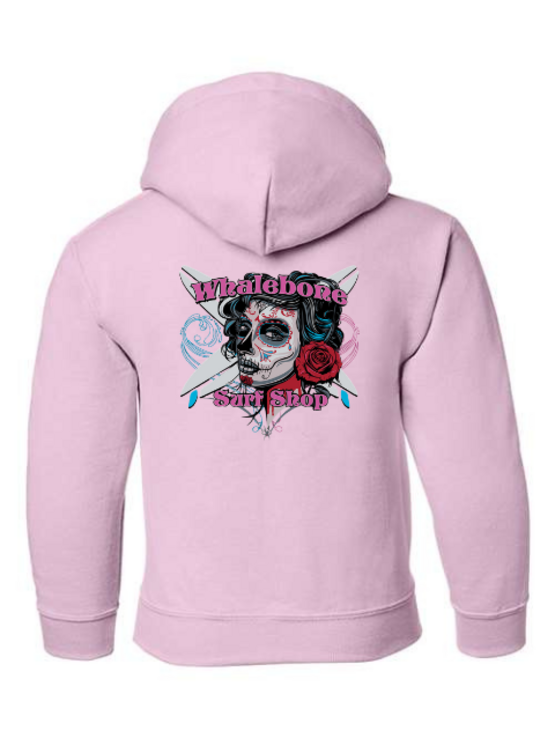 WHALEBONE LOGO Youth Candy Skull Heavy Blend Pullover