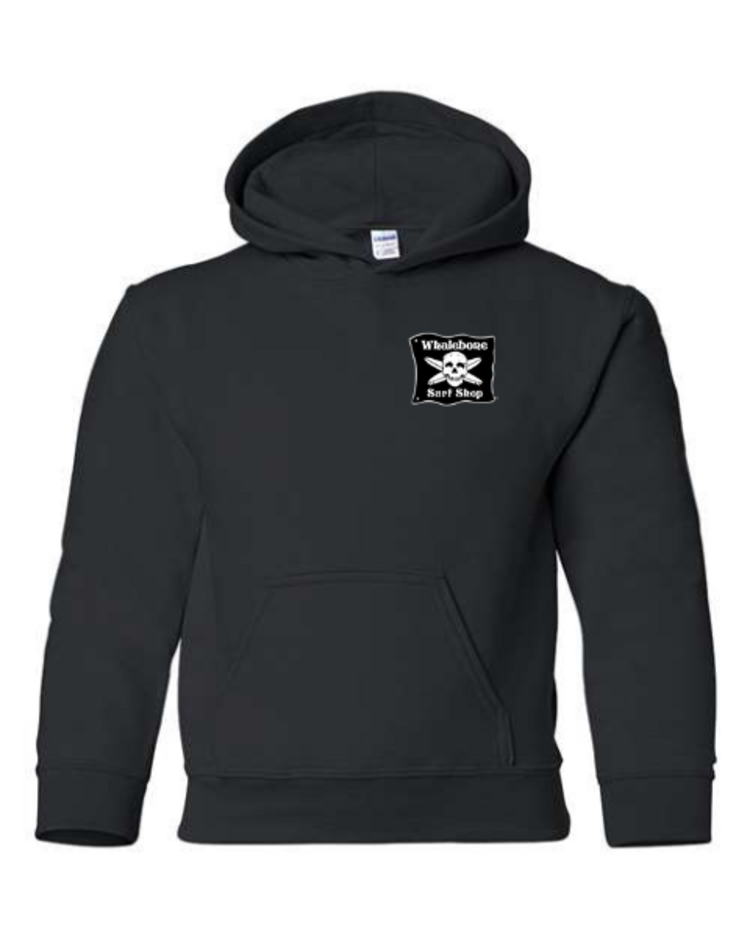 WHALEBONE LOGO YOUTH CANDY SKULL HEAVY BLEND PULLOVER