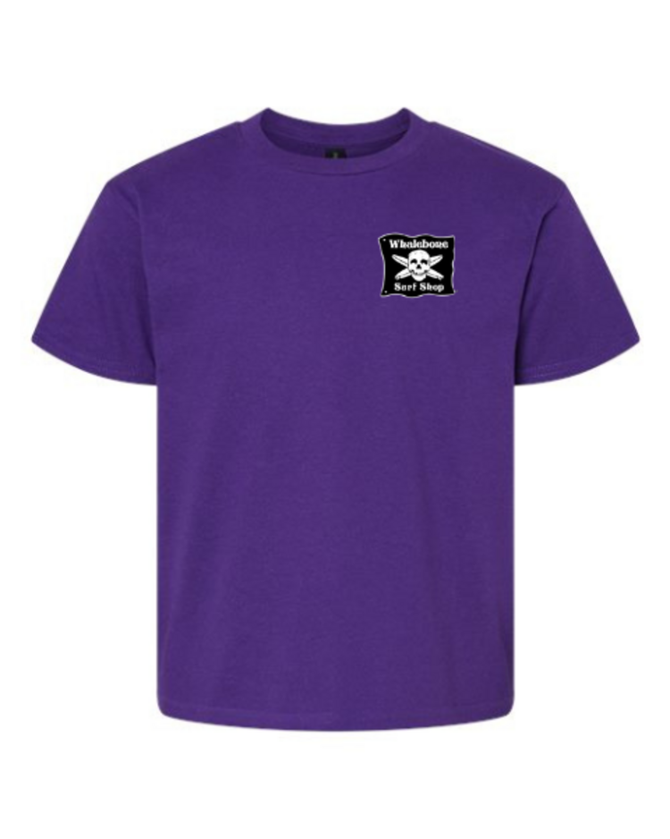 WHALEBONE LOGO YOUTH CANDY SKULL SOFTSTYLE TEE