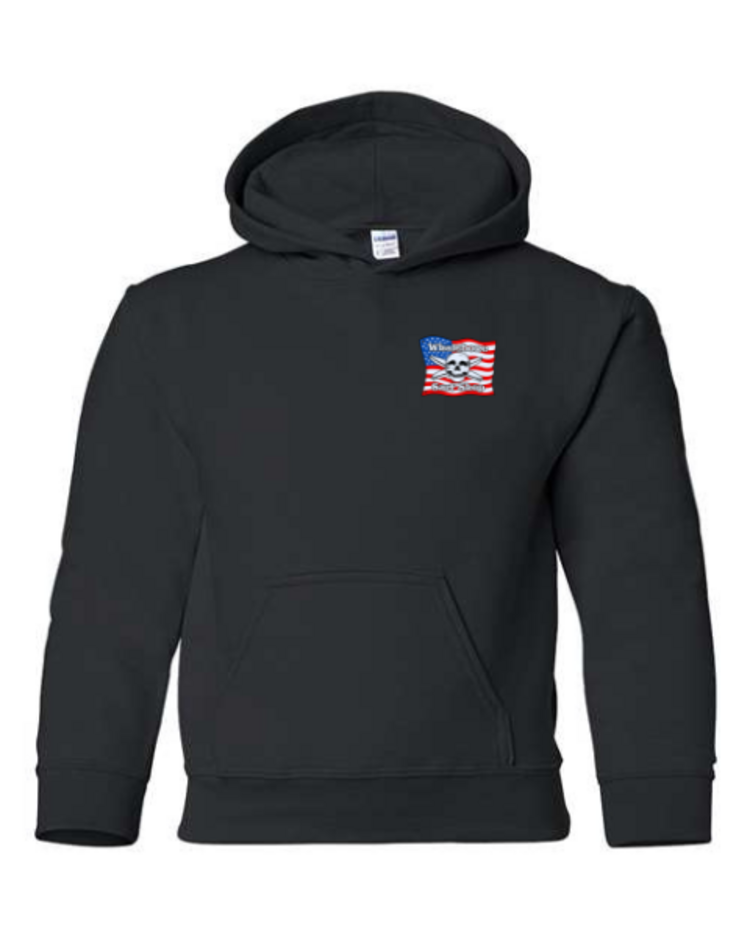 WHALEBONE LOGO YOUTH AMERICAN FLAG GILDAN PULLOVER