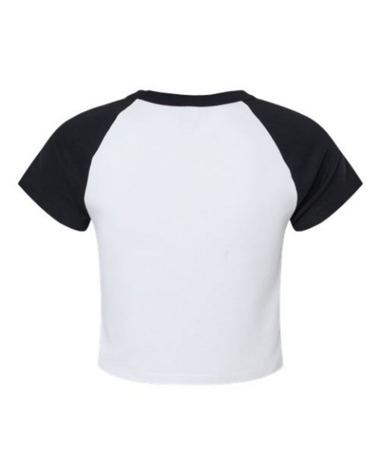 WHALEBONE LOGO WOMENS AMERICAN FLAG BABY TEE