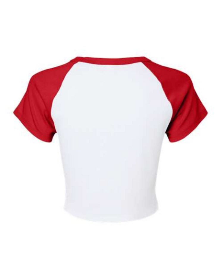 WHALEBONE LOGO WOMENS AMERICAN FLAG BABY TEE