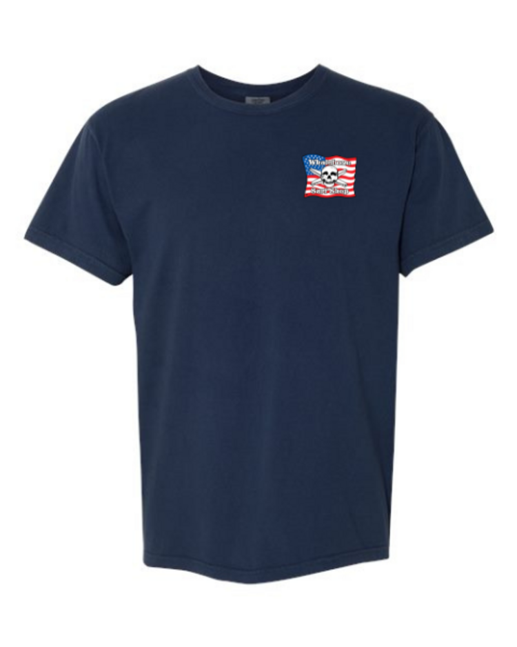 WHALEBONE LOGO AMERICAN FLAG SHORT SLEEVE TEE