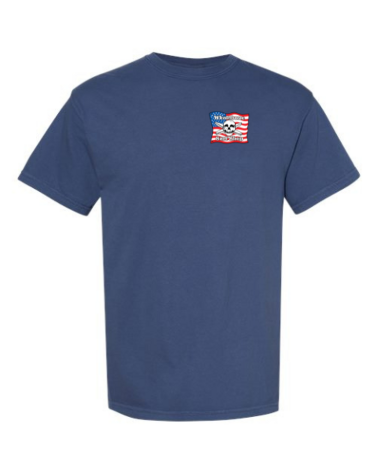 WHALEBONE LOGO AMERICAN FLAG SHORT SLEEVE TEE