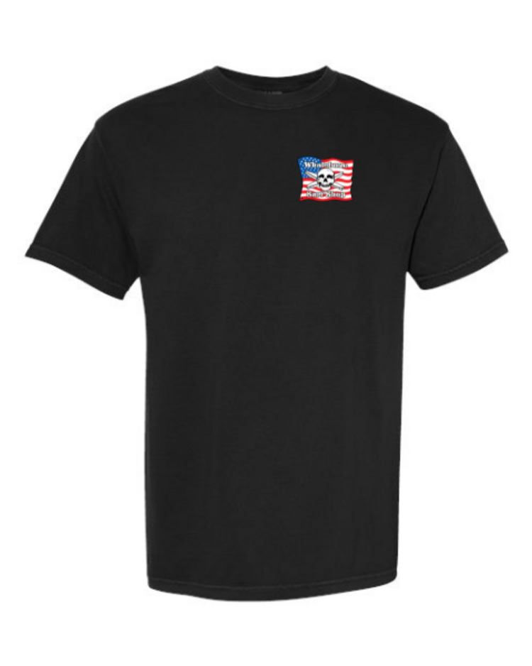 WHALEBONE LOGO AMERICAN FLAG SHORT SLEEVE TEE
