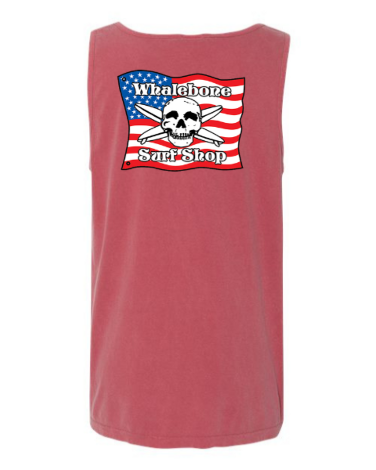 WHALEBONE LOGO AMERICAN FLAG TANK