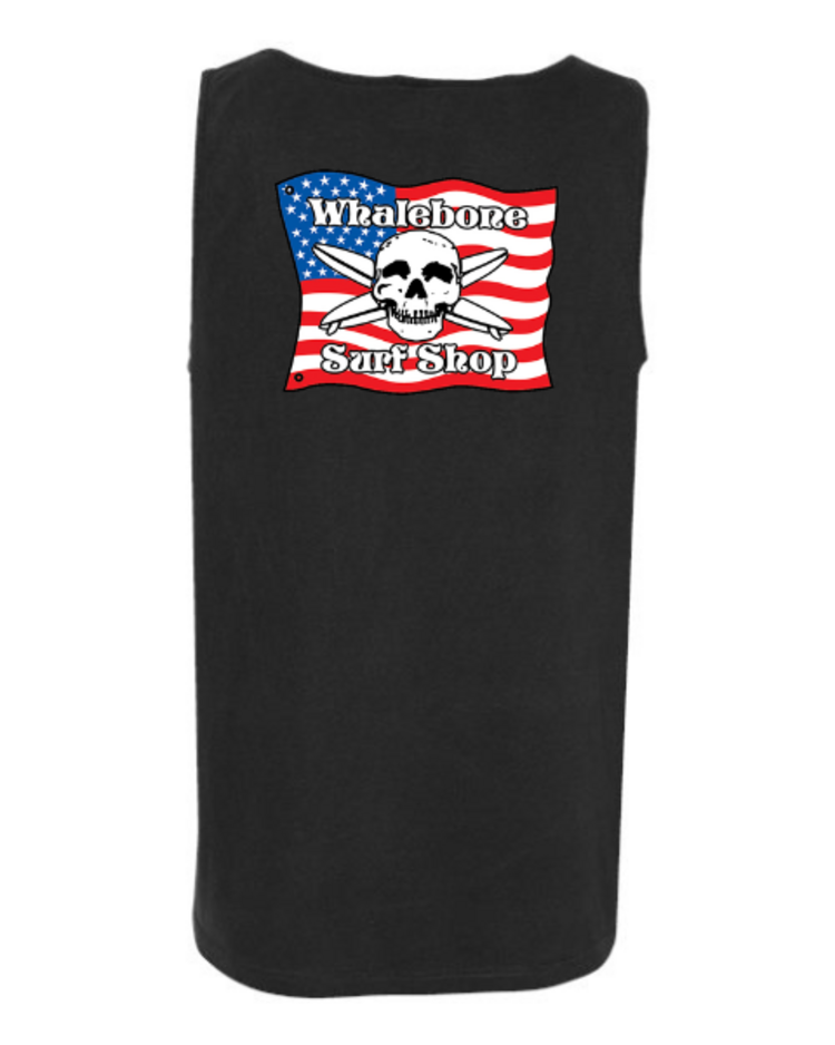 WHALEBONE LOGO AMERICAN FLAG TANK