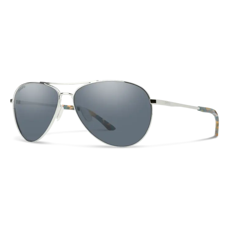 SMITH LANGLEY 2 SILVER CHROMAPOP POLARIZED SLATE