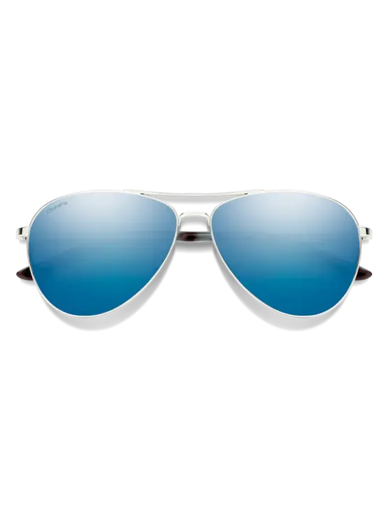 SMITH Langley 2 Silver | ChromaPop Polarized Blue Mirror