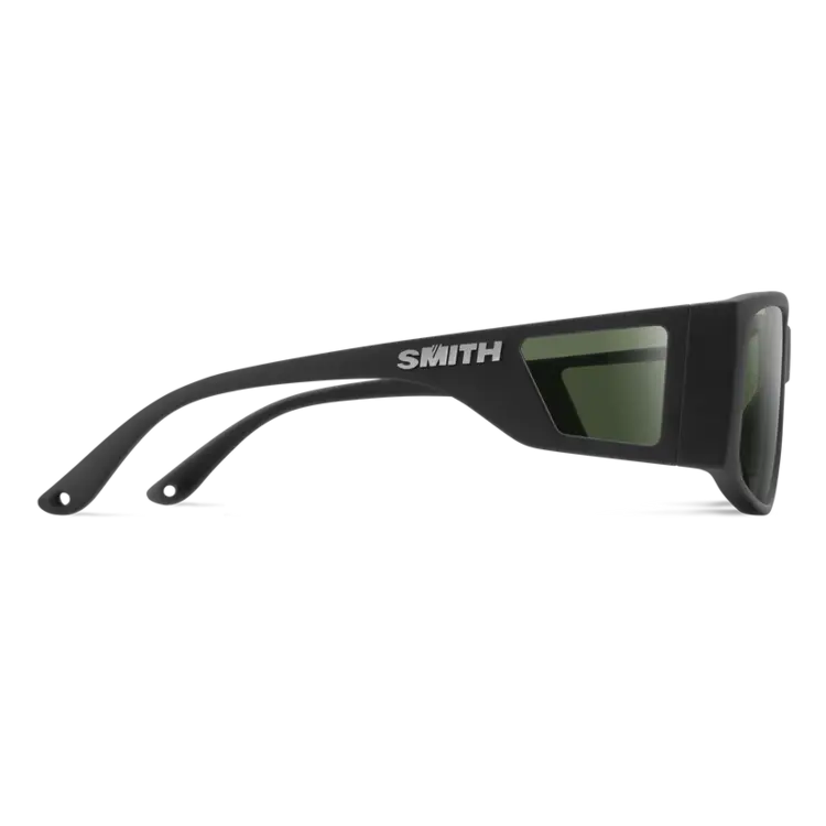 SMITH MONROE PEAK MATTE BLACK CHROMAPOP POLARIZED GRAY GREEN LENS