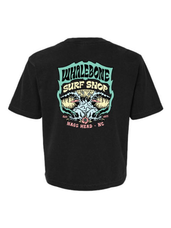 WHALEBONE LOGO Women's A Frame Boxy Tee