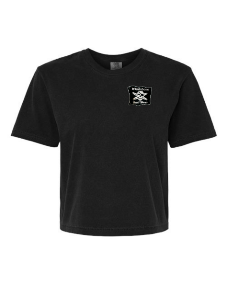 WHALEBONE LOGO WOMEN'S A FRAME BOXY TEE