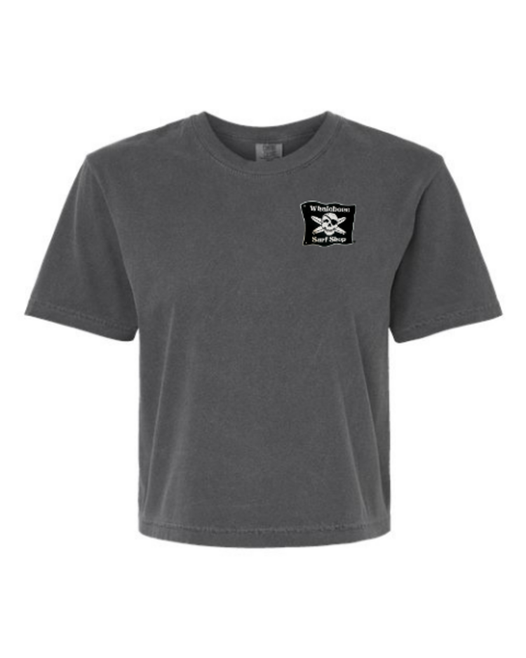 WHALEBONE LOGO WOMEN'S A FRAME BOXY TEE