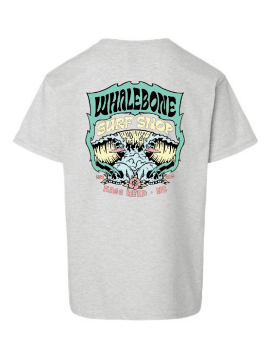 WHALEBONE LOGO Youth Pastel A Frame Short Sleeve Tee