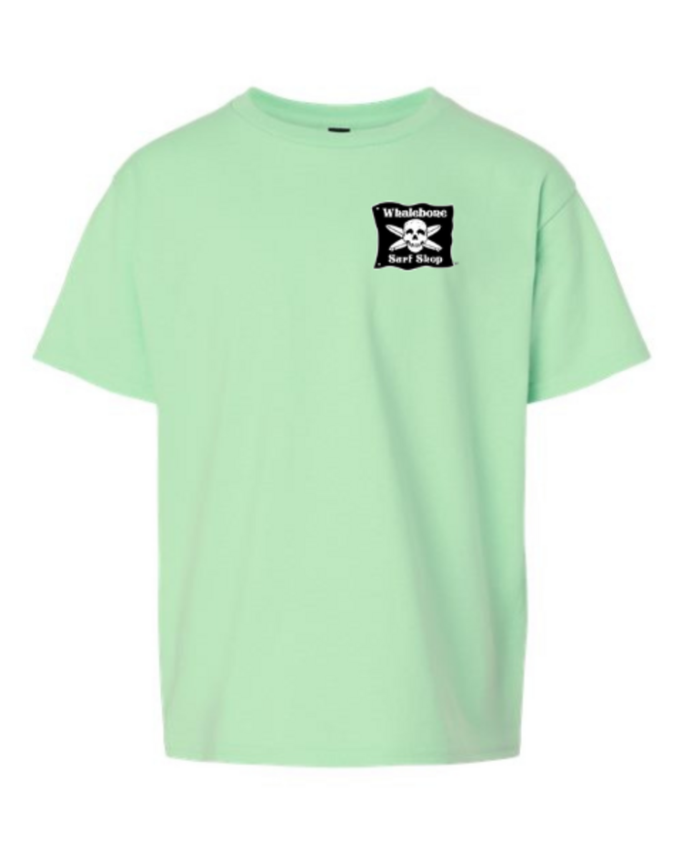 WHALEBONE LOGO YOUTH PASTEL A FRAME SHORT SLEEVE TEE