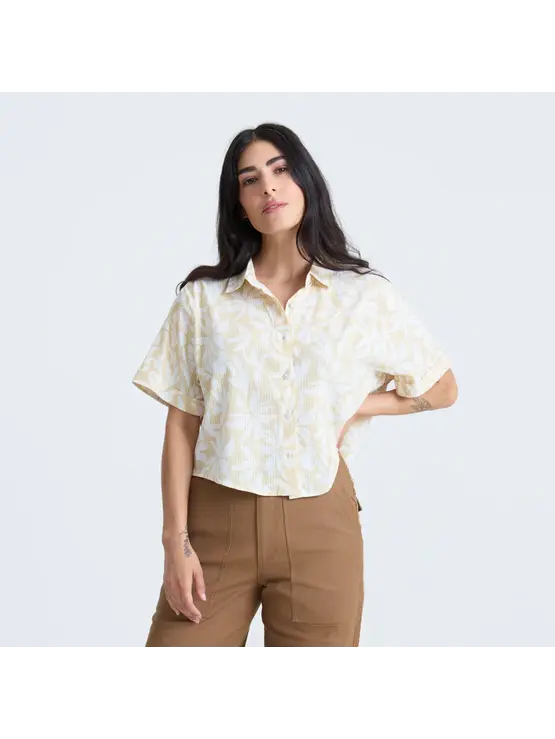 ROARK Bless Up Cropped Button Up Shirt
