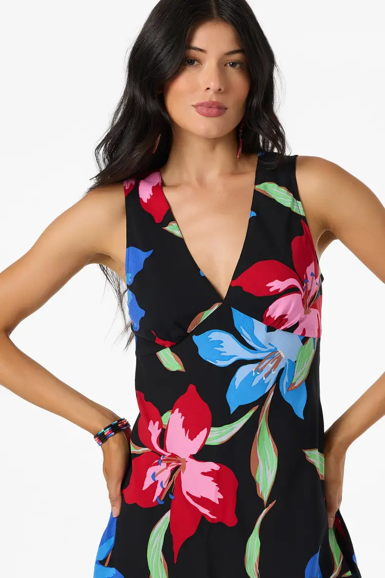 O'NEILL ELOISE FLORAL SHORT DRESS