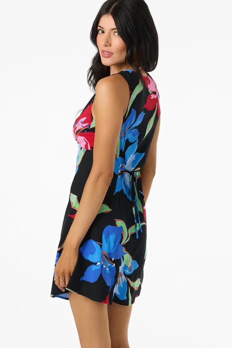 O'NEILL ELOISE FLORAL SHORT DRESS