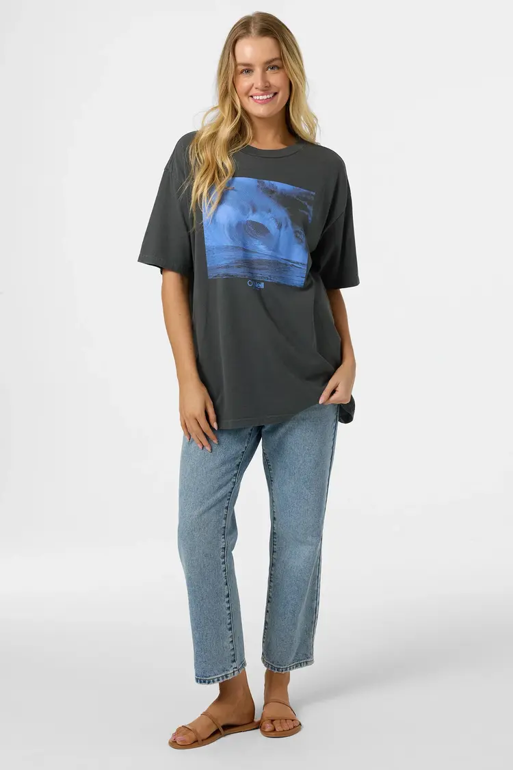 O'NEILL O'RIGINALS WAVE TONE OVERSIZED TEE