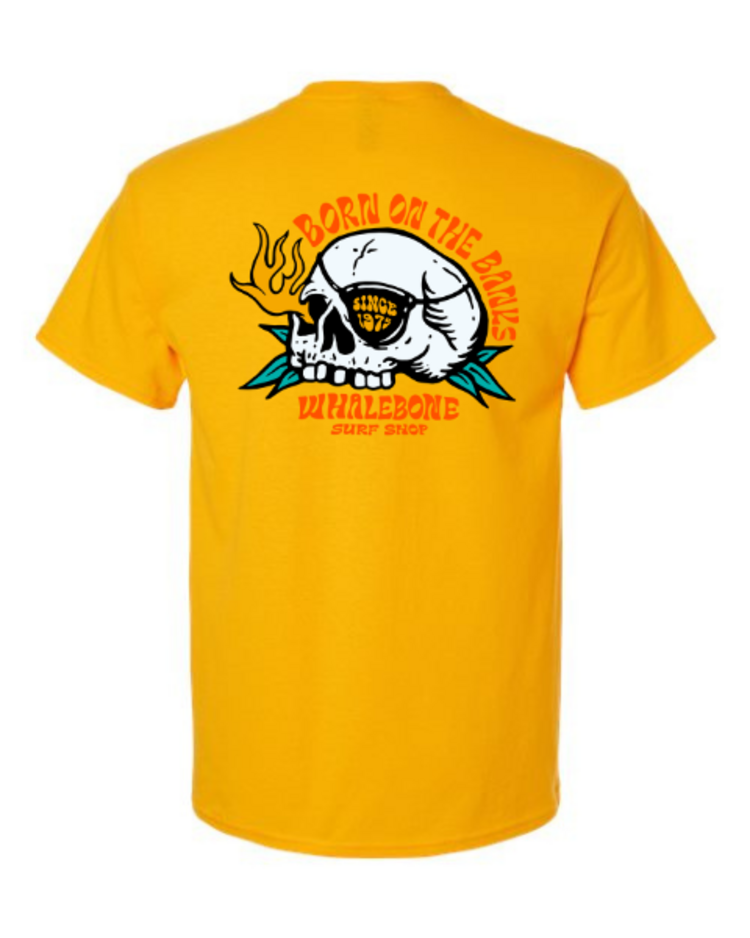 WHALEBONE LOGO FLAME SKULL 2X-5X SHORT SLEEVE