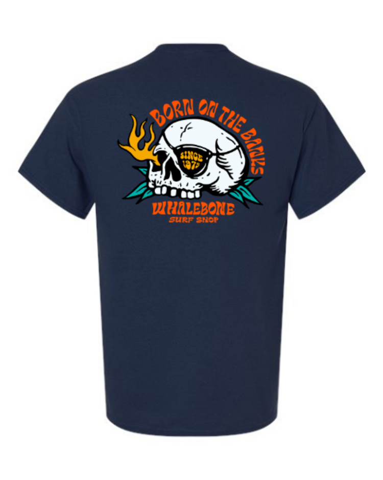 WHALEBONE LOGO FLAME SKULL 2X-5X SHORT SLEEVE