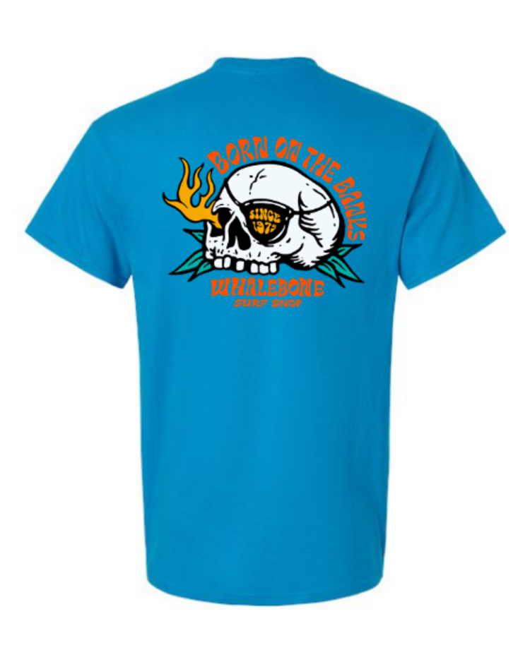 WHALEBONE LOGO FLAME SKULL 2X-5X SHORT SLEEVE