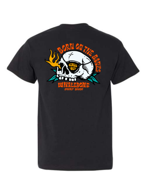 WHALEBONE LOGO Flame Skull 2X - 5X Short Sleeve