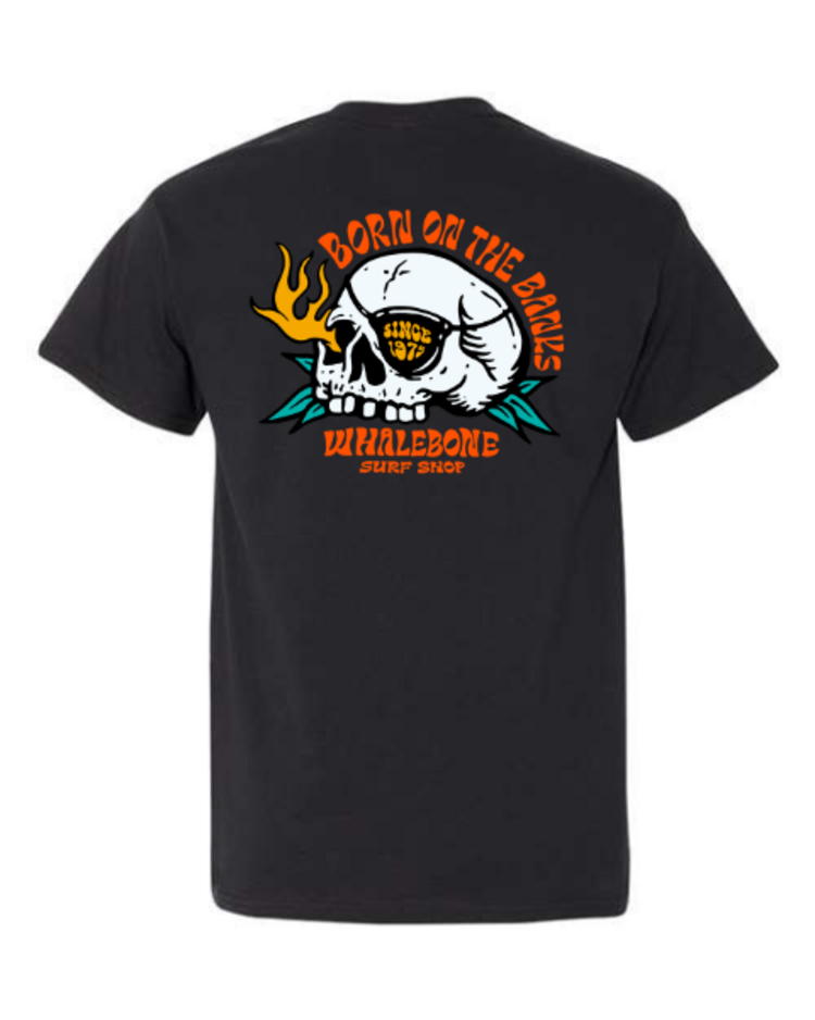 WHALEBONE LOGO FLAME SKULL 2X-5X SHORT SLEEVE