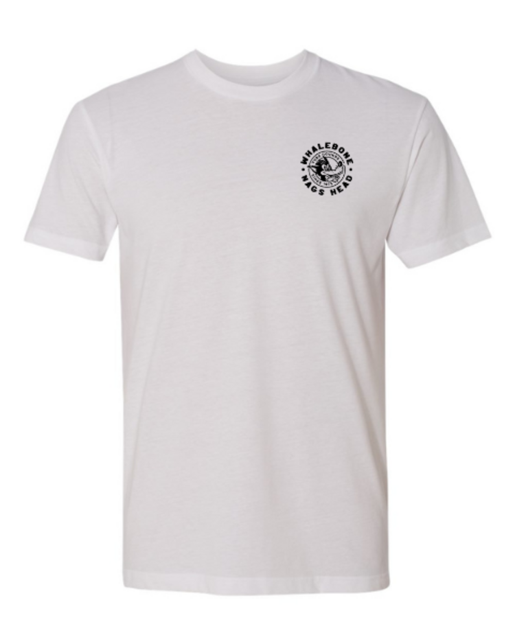 WHALEBONE LOGO TUBE HOUND SUEDED NEXT LEVEL SHORT SLEEVE TEE