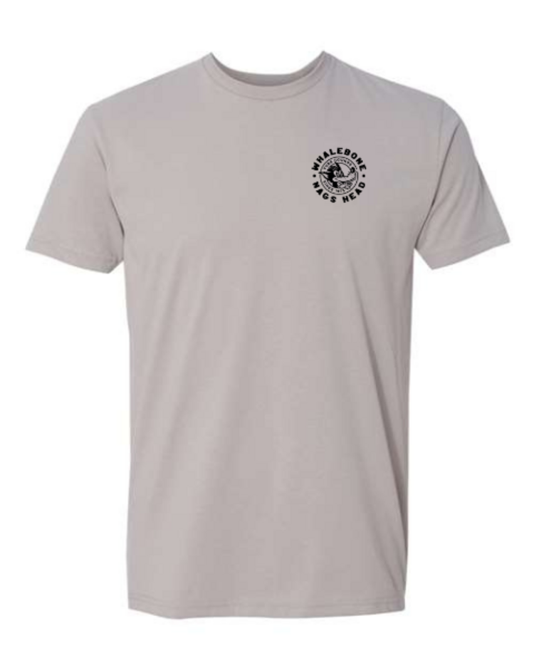 WHALEBONE LOGO TUBE HOUND SUEDED NEXT LEVEL SHORT SLEEVE TEE
