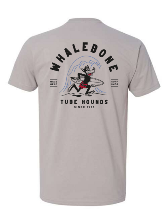 WHALEBONE LOGO Tube Hound Sueded Short Sleeve Tee