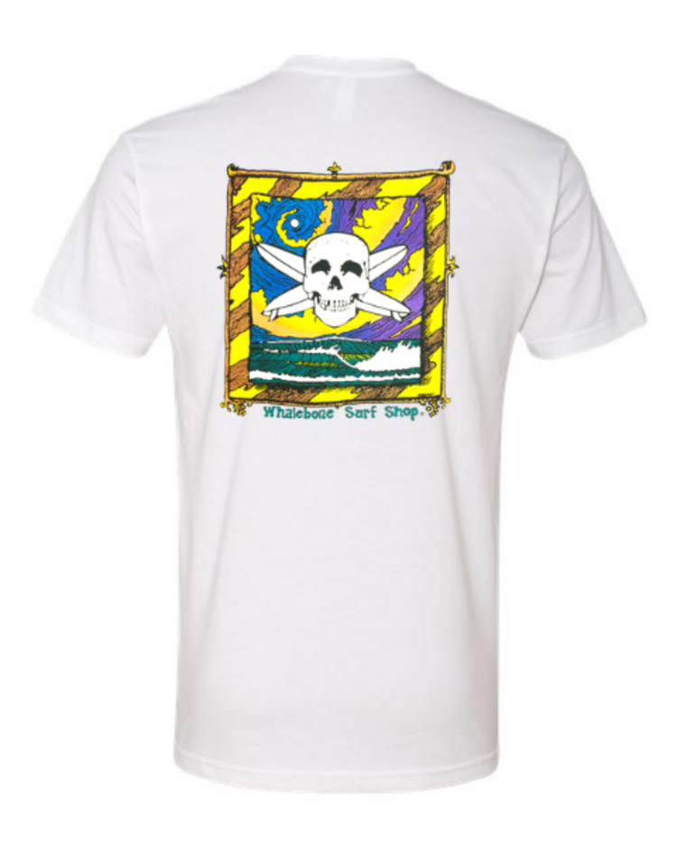 WHALEBONE LOGO NEMO SURF NEXT LEVEL SUEDED SHORT SLEEVE TEE