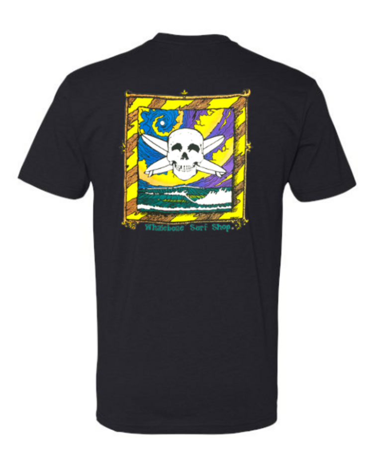 WHALEBONE LOGO NEMO SURF NEXT LEVEL SUEDED SHORT SLEEVE TEE