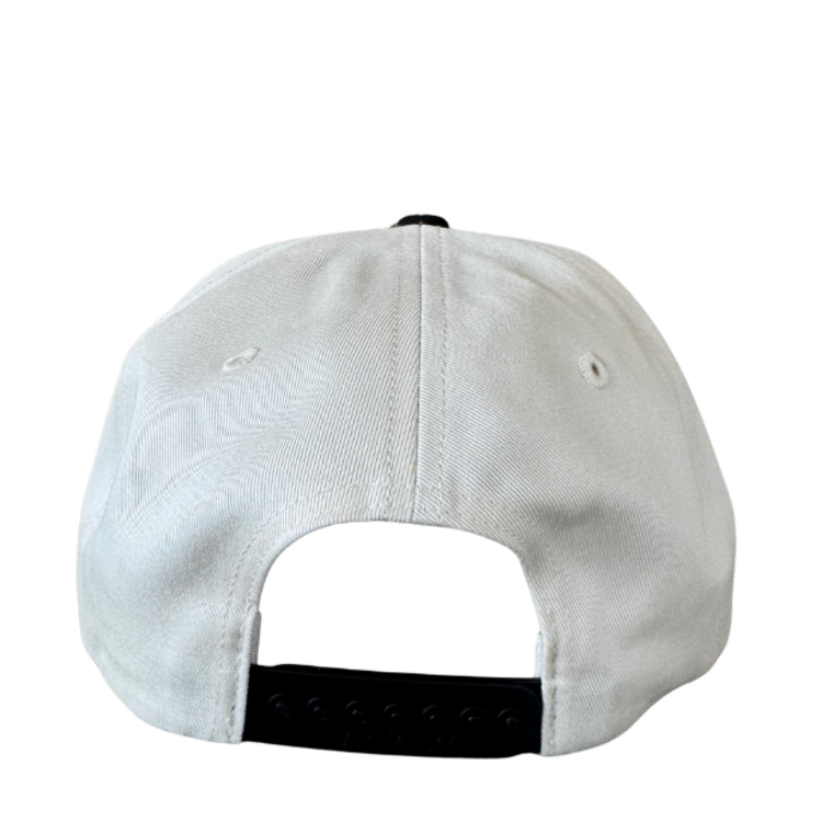 WHALEBONE LOGO WAYBACK PATCH GRAMPS HAT - CREAM/BLACK