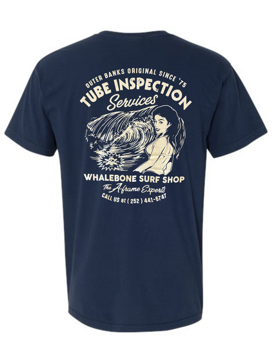 WHALEBONE LOGO Tube Inspection Pocket Tee