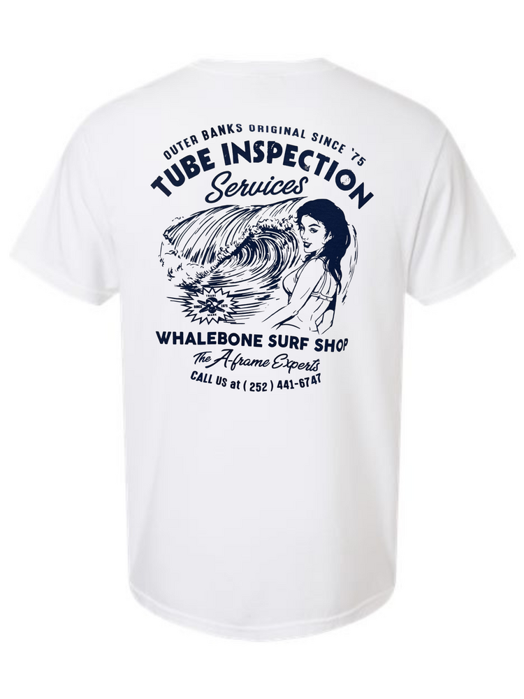 WHALEBONE LOGO TUBE INSPECTION POCKET TEE
