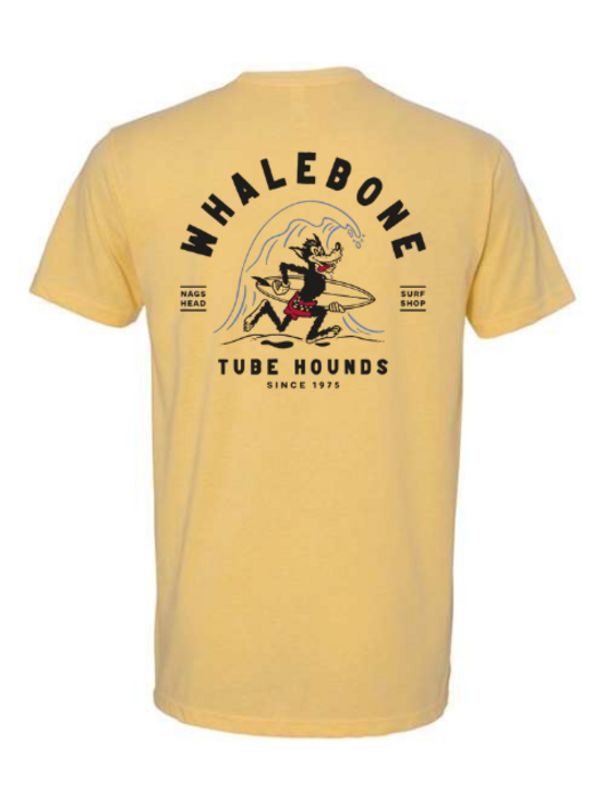 WHALEBONE LOGO Tube Hound CVC Short Sleeve Tee