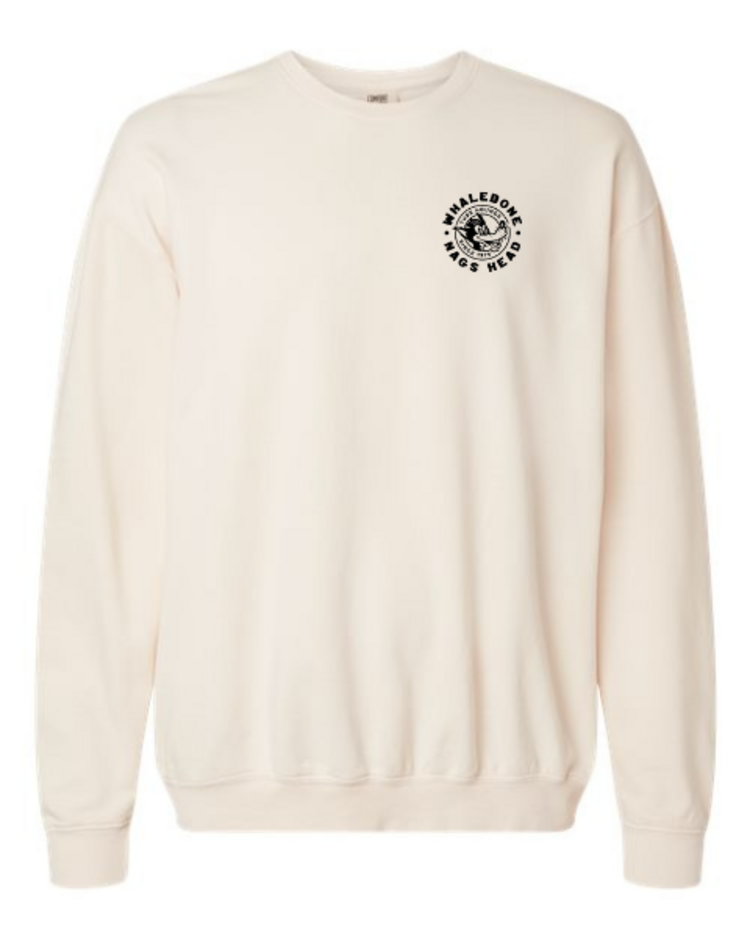 WHALEBONE LOGO TUBE HOUND  CREWNECK