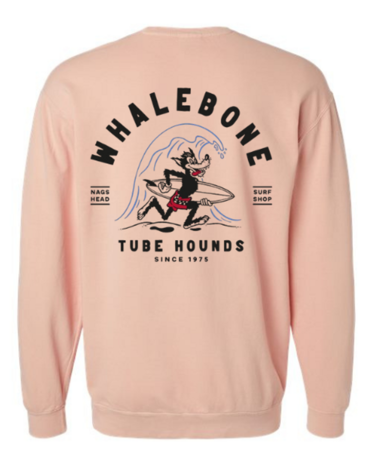 WHALEBONE LOGO TUBE HOUND  CREWNECK