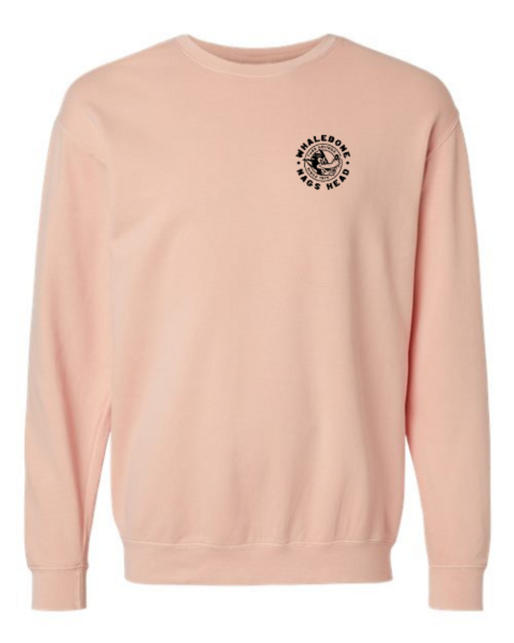 WHALEBONE LOGO TUBE HOUND  CREWNECK