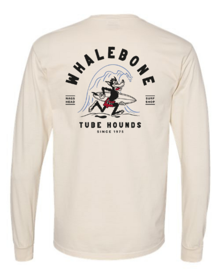 WHALEBONE LOGO TUBE HOUND LONG SLEEVE TEE