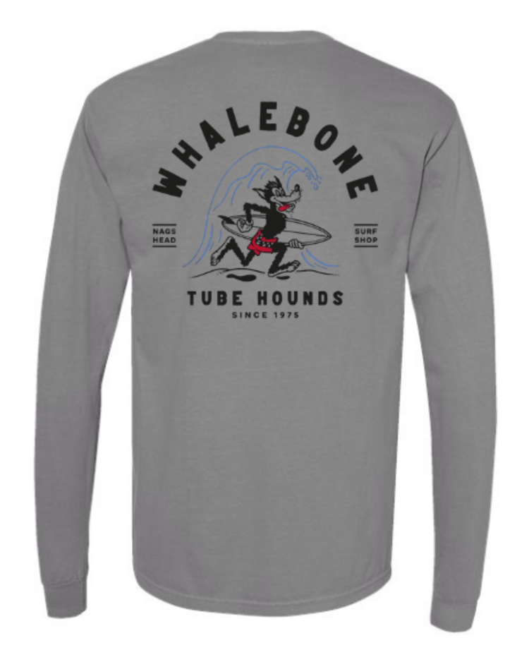 WHALEBONE LOGO TUBE HOUND LONG SLEEVE TEE