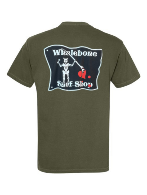WHALEBONE LOGO Blackbeard Sueded Short Sleeve Tee